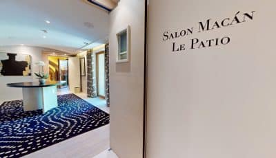 Salon Macán and patio